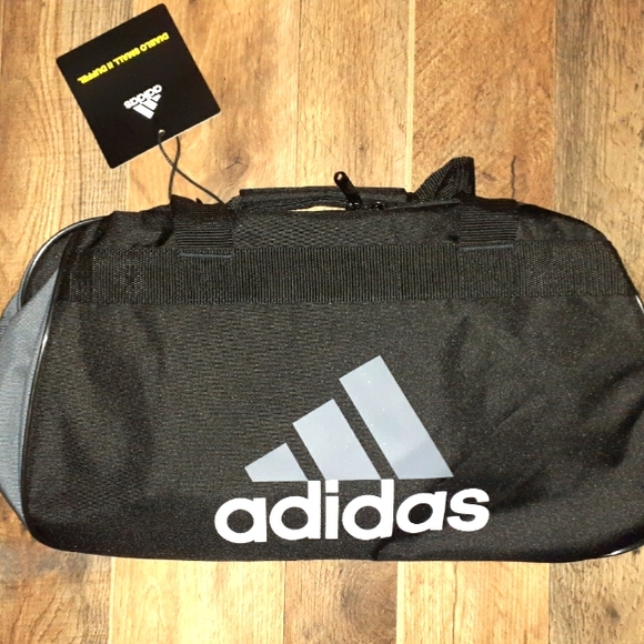 adidas Bags Adidas Diablo Small Duffel Bag Blackwhite 85 X 1 X 11 New Poshmark